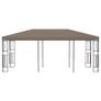 Gazebo 6x3 m Taupe Fabric Image 4