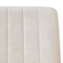 Dining Chairs 6 pcs Cream Fabric Image 3
