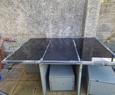 Free garden chairs and table