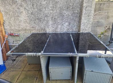 Free garden chairs and table
