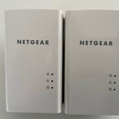 Pair of Netgear PL1000V power line adapters
