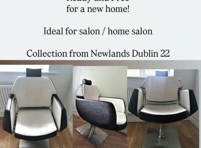 1 Salon chair free and ready for collection