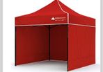 RED POP UP Gazebo (3 side walls included!) 40mm frame