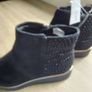 Savida Black Leather Boots with Decorative Studs Image 2