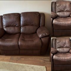 Couch & two recliner chairs