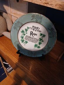 irish coffee plate
