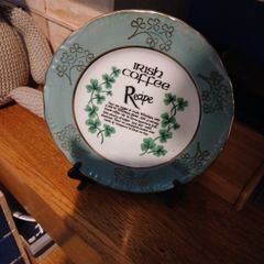 irish coffee plate