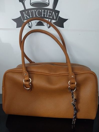 new big mustard primark handbag