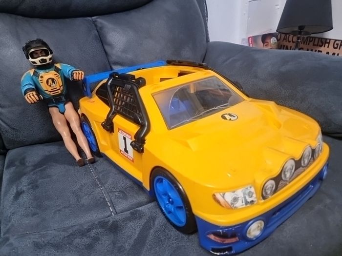 Arctic Action Man Car And Vintage Hasbro Action Man Dirt Biker.1999.