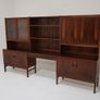 Mid-Century Danish Rosewood Modular Desk and Wall Unit by Poul Hundevad, 1960s Image 5