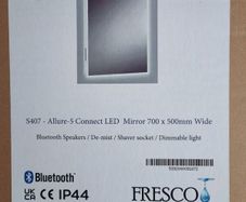 LED mirror with bluetooth