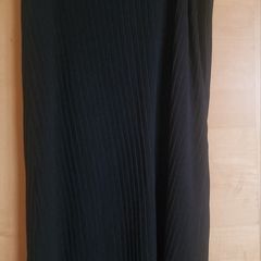 Long Black  pencil skirt with stretch  size large