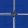 Professional Folding Party Tent with Walls Aluminium 3x3 m Blue Image 4