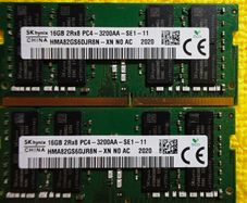 Sk Hynix Ddr4 Sdram Sodimm 32gb Hma82gs6djr8n (x2)