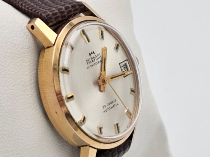 Vintage Swiss Made Automatic Pierpont 25Jewels 20 micron Gold Swiss watch