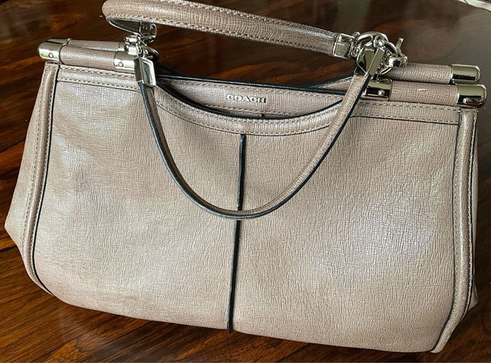 COACH  Brown Leather Satchel Handbag