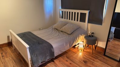 Ikea Hemnes Double Bed Frame with Vestmarka Double Mattress