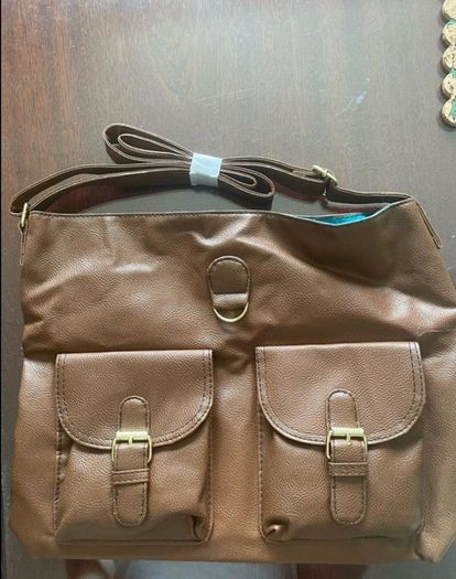 New Brown Leather Bag