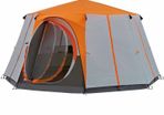 6 Man Festival Dome Tent, 6 Person Family Camping Tent with 360 Degree Panoramic View, Stable Steel Pole Construction, Sewn-in Groundsheet, 100 Percent Waterproof