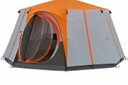 6 Man Festival Dome Tent, 6 Person Family Camping Tent with 360 Degree Panoramic View, Stable Steel Pole Construction, Sewn-in Groundsheet, 100 Percent Waterproof