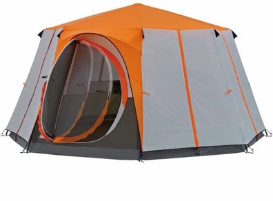6 Man Festival Dome Tent, 6 Person Family Camping Tent with 360 Degree Panoramic View, Stable Steel Pole Construction, Sewn-in Groundsheet, 100 Percent Waterproof