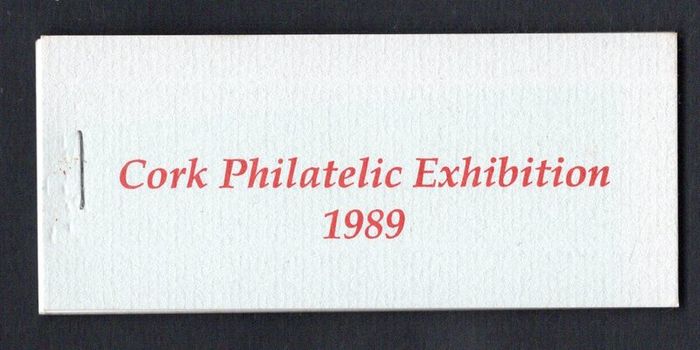 1989 Ireland Cork Philatelic Exhibition Booklet . Contains 2 X 24p Garnish Island Commemorative Stamps No 198