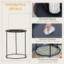 2 Pack Metal Bedside Table Sofa End Side Night Stand Bedroom (FREE POSTAGE) Image 7