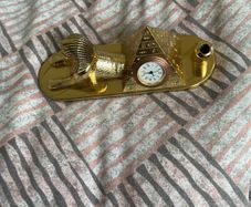 Vintage Egyptian desk clock