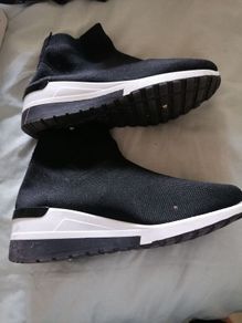 Black casual shoe boot UK 6