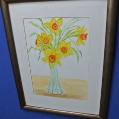 Beautiful Professionally Framed Picture - Daffodils