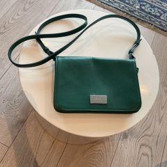 Armani Green Leather Crossbody Bag