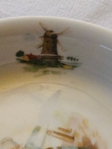Vintage 'jack and jill' bowl