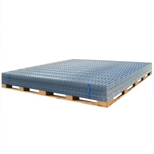 2D Garden Fence Panels 2.008x1.03 m 8 m (Total Length) Silver