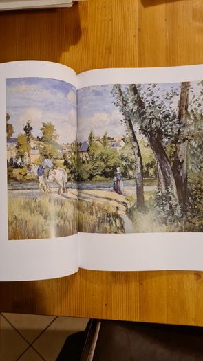 Monet Renoir. And The Impressionist Landscape Exhibition Guide. First edition In Very Good Condition. Large Volume Book.