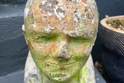 Vintage reconstituded stone bust