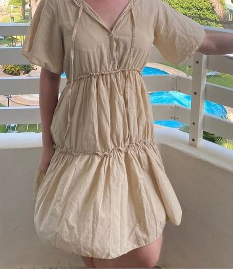 summery flowery dress
