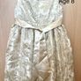 Girls Dress Gold Age 8 Perfect for Christmas or Party Image 3