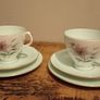 Beautiful Vintage Royal Albert "Elfin". 2 x Triplet, Milk Jug and Sugar Bowl. Image 3