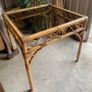 Smocked Glass Bamboo Table Image 2