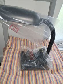 Desk Lamp and Tidy