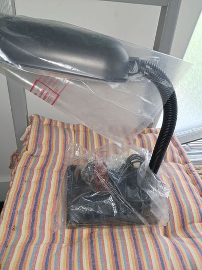 Desk Lamp and Tidy