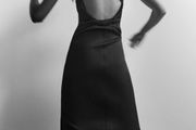 ZARA NEOPRENE-EFFECT Fitted sleeveless dress