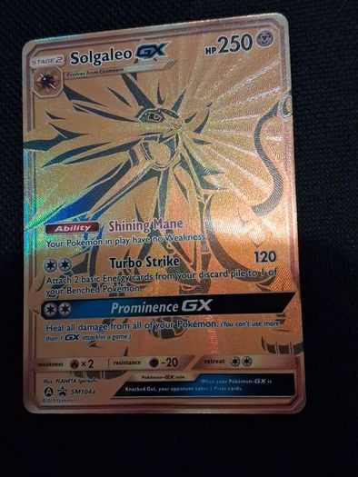 pokemon card : solgaleo Gx SM104a