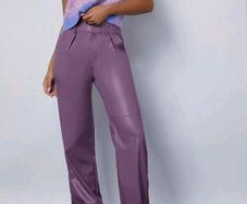 PRICE DROP Quick sale purple leather pants size S