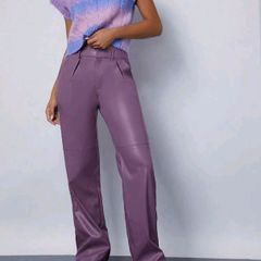 PRICE DROP Quick sale purple leather pants size S