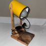 Industrial Upcycled Desk Lamp - Mustard Yellow Image 7