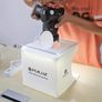 Portable Studio,Foldable Light Box for Photography with LED Light Mini Booth Shooting Tent kit Equipped with 6 Colors Background Cloths Built in Light Image 5