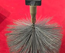 Chimney sweep attachment