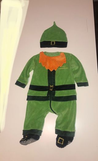 Paddy's day leprechaun babygrow 6-9 months
