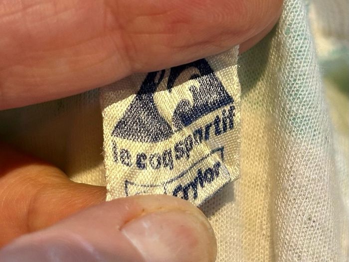 Vintage Le Coq Sportif cycling jersey 1970's/80's